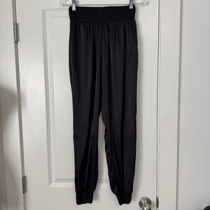 Loyd/Ford XS Black Satin Jogger Pants ~ Pull On Evening Cocktail Capsule Classic